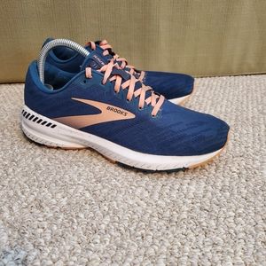 Brooks Blue and Pink Athletic Shoes